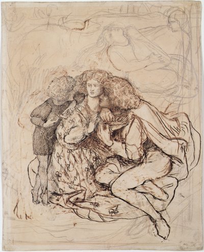 Kočičí kolébka od Dante Gabriel Charles Rossetti