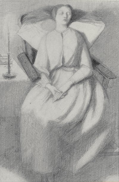 Alžběta Siddalová od Dante Gabriel Charles Rossetti