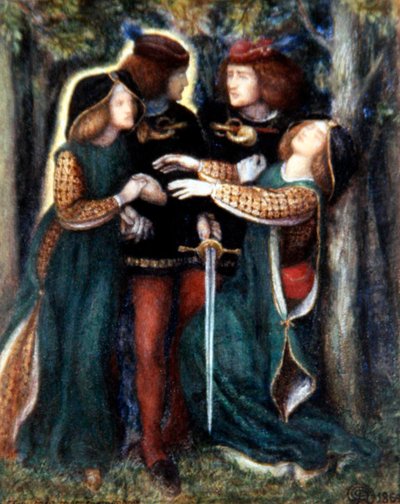 Jak se potkali od Dante Gabriel Charles Rossetti