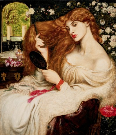 Lady Lilith od Dante Gabriel Charles Rossetti