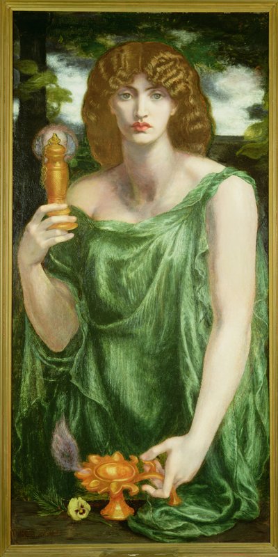 Mnemosyne od Dante Gabriel Charles Rossetti