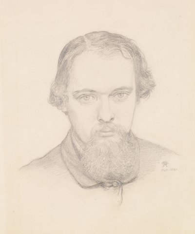 Autoportrét od Dante Gabriel Charles Rossetti