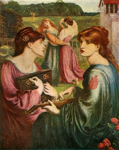 The Bower Meadow, 1850-1872, c1912 od Dante Gabriel Charles Rossetti