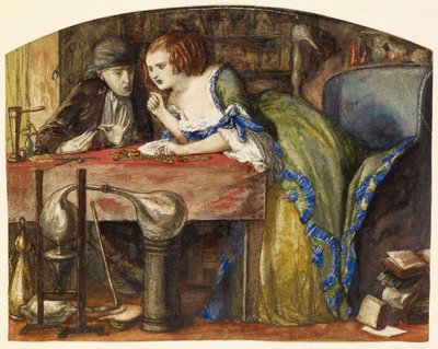 Laboratoř od Dante Gabriel Charles Rossetti