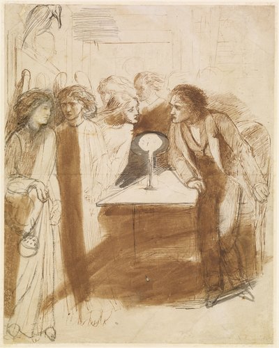 The Raven - Angel Footfalls, c.1847 od Dante Gabriel Charles Rossetti