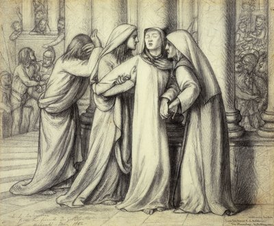 Utěšená Panna Maria, 1891 od Dante Gabriel Charles Rossetti