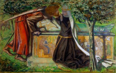 Artušova hrobka od Dante Gabriel Charles Rossetti
