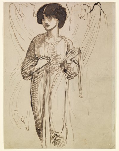 Astarte Syriaca - Obrázek studie od Dante Gabriel Rossetti