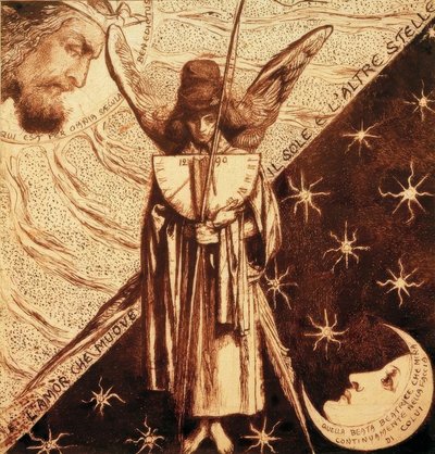 Dantis Láska od Dante Gabriel Charles Rossetti