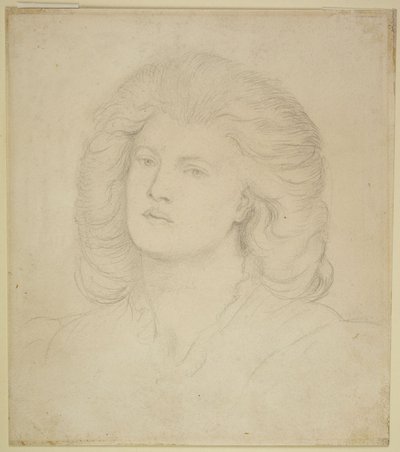 Hlava ženy od Dante Gabriel Rossetti