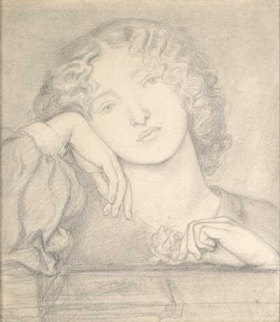 Man Rose, 60. léta 19. století od Dante Gabriel Rossetti