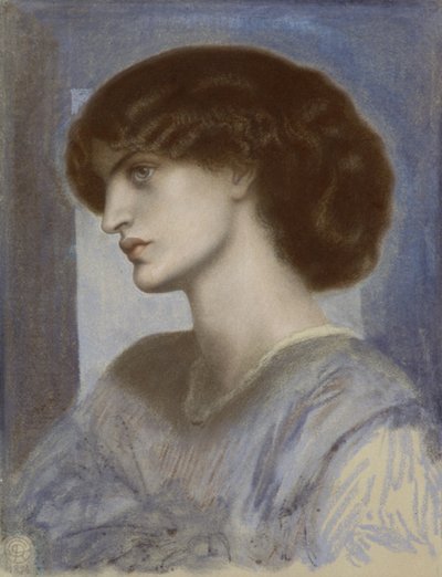 Portrét Jane Morris, 1868-1874. od Dante Gabriel Rossetti