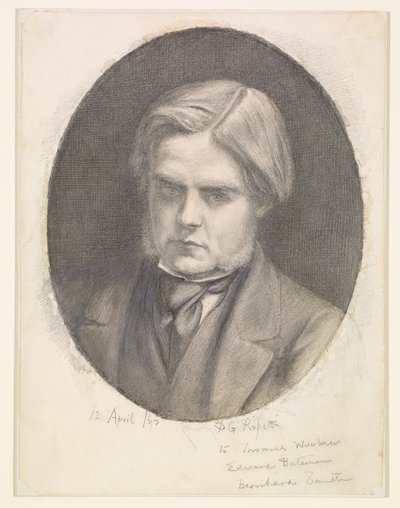 Portrét Williama Holmana Hunta (1827-1910) od Dante Gabriel Rossetti