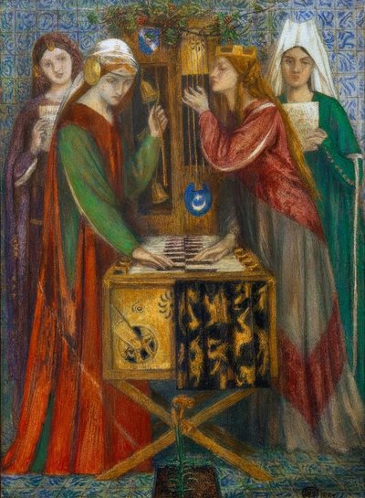 Modrá skříň od Dante Gabriel Charles Rossetti