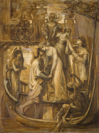 Loď lásky, 1881. od Dante Gabriel Rossetti