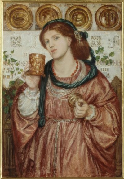 Milující pohár od Dante Gabriel Charles Rossetti