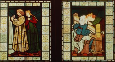 Líbánky krále Reného z Anjou, Burne-Jones a Dante G. Rossetti, 1862 od Dante Gabriel and Burne Jones, Edward Rossetti