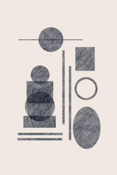 Texturované geometrické tvary od Danushka Abeygoda