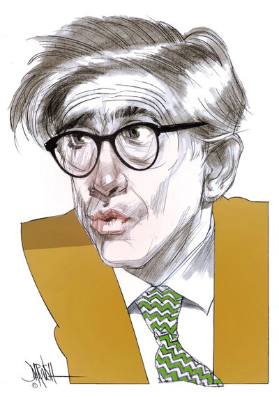 Franco Debenedetti (digitální kresba barevnou tužkou) od Dariush Radpour