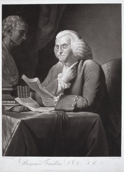 Benjamin Franklin od David (after) Martin