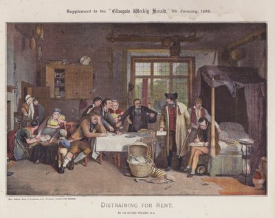 Exekuce k pronájmu (barevné lito) od David (after) Wilkie