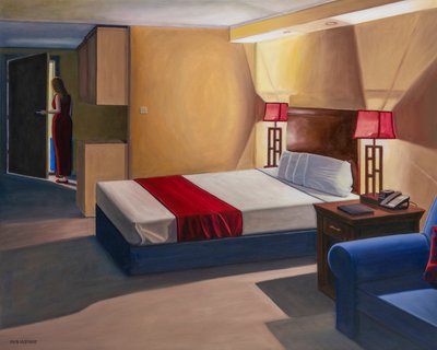 A tak to začíná, 2021 (olej na plátně) od David Arsenault