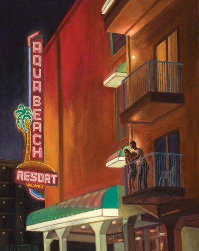 Wildwood Nights, 2011 (olej na plátně) od David Arsenault