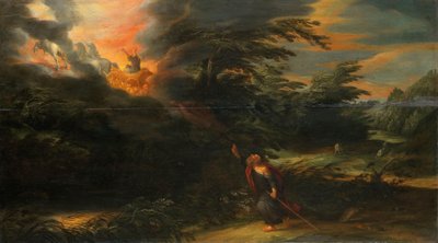 Nanebevstoupení Eliáše (II. Královská 2:11–13) od David Colijns