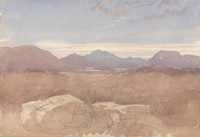 Pohled na hory, severní Wales od David Cox