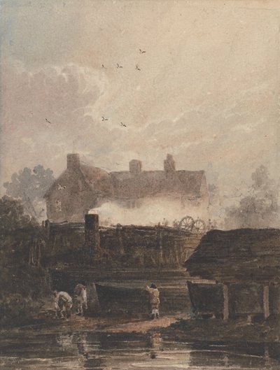 Stavba lodí - loděnice v Birminghamu od David Cox