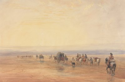 Přejezd přes Lancasterské písky od David Cox