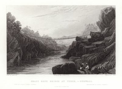 Travní lanový most od David Cox