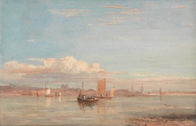 Greenwichská nemocnice z Woolwich Reach od David Cox