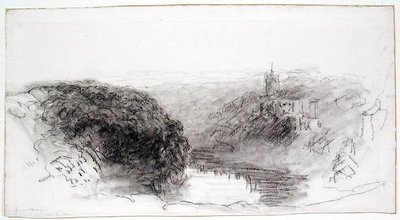 Knaresborough (uhlí na papíře) od David Cox