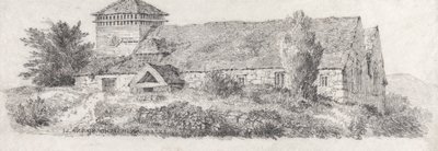Llanfair Church, Severní Wales za Pojednání o krajinomalbě a efektu ve vodových barvách od David Cox