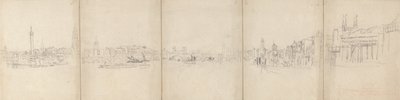 Panorama Old London Bridge od David Cox