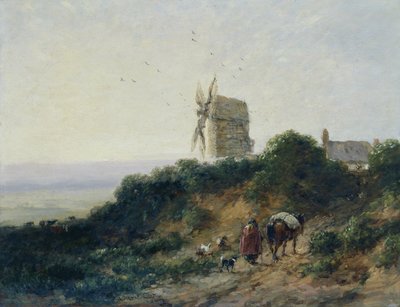 Cesta do mlýna od David Cox