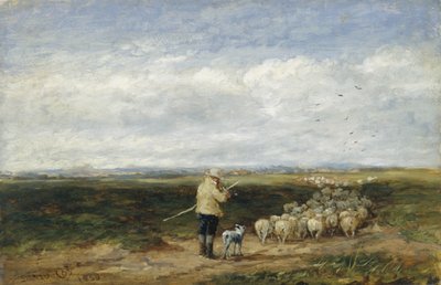 Pastýř, Návrat stáda od David Cox