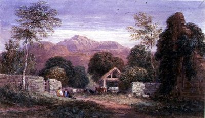 Pohled na Cader Idris od David Cox