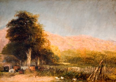 Farma v Bettws-y-Coed, 1856. od David Cox the elder