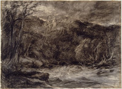 Horský potok od David Cox the elder