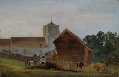 Kostel Všech svatých, Hastings, 1812. od David Cox the elder