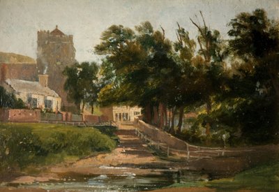 Kostel Všech svatých, Hastings, 1813. od David Cox the elder