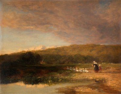 Večer, 1851-1853. od David Cox the elder