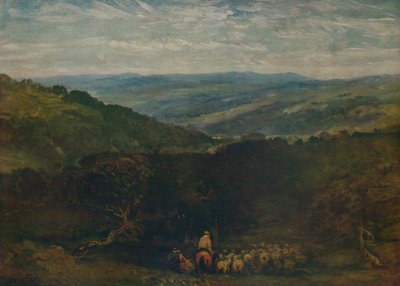 V parku, Bolton Bridge, c1852 od David Cox the elder