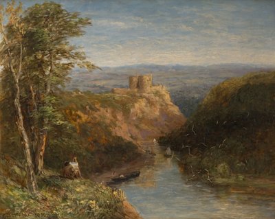 Hrad Cilgerran, Pembrokeshire, 1852. od David Cox the elder