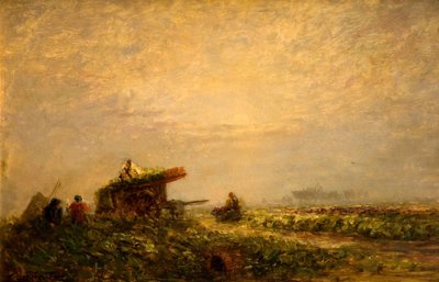 Zahradníci na trhu, 1849-1851. od David Cox the elder