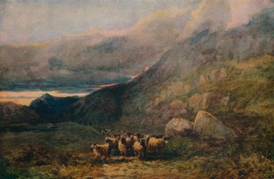 Horská cesta se spánkem, c1838 od David Cox the elder
