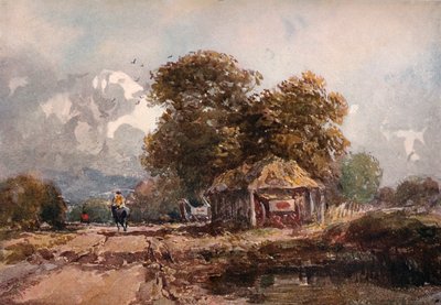 The Cart Shed, 1841 od David Cox the elder