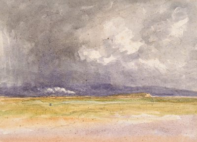 „Vlak na pobřeží“, 1850 od David Cox the elder
